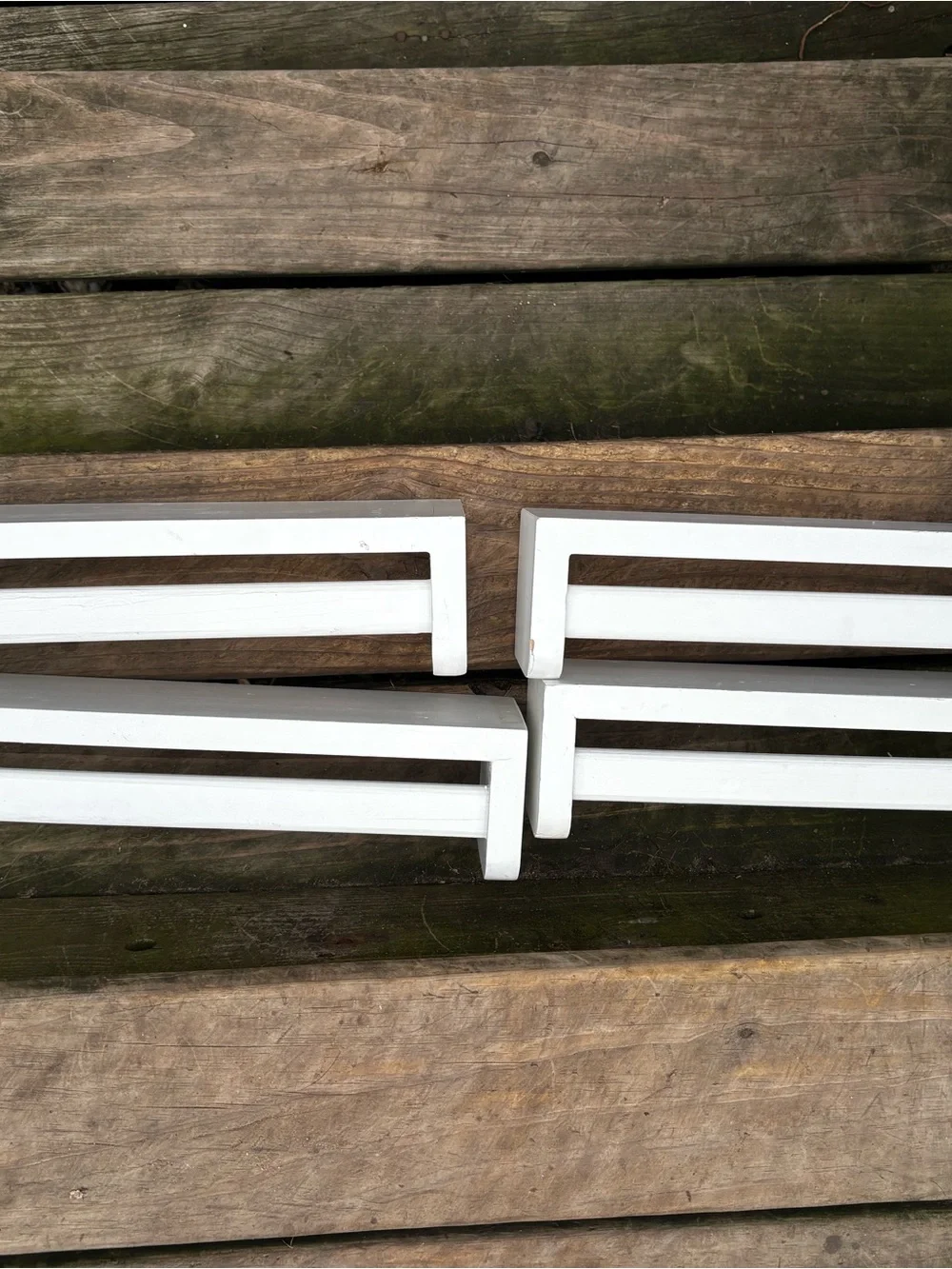 White Decorative Wall Shelf Set - Home Wall Decor